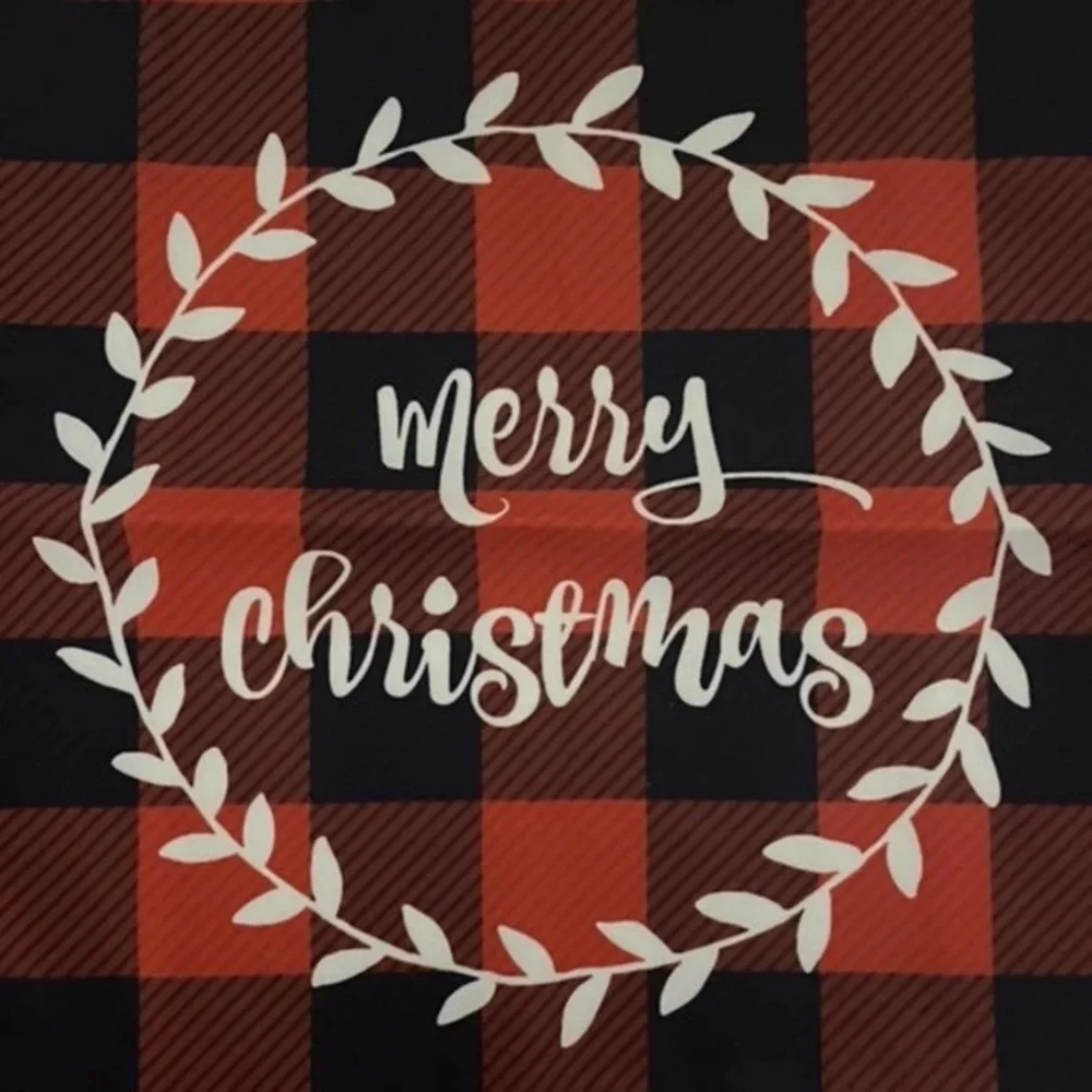 🔖NWT - Plaid Christmas Pillow Cover